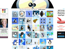 Tablet Screenshot of penguingames.info